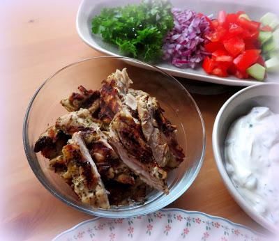 Easy Chicken Gyros