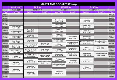 Maryland DoomFest Brings the Best of Doom!! June 20- 23