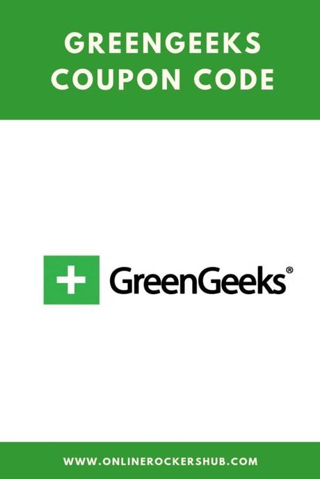 GreenGeeks Coupon $2.95 a Month Hosting With a Free .com Domain - Pinterest Image