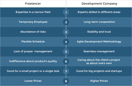 Undecided Between Freelancers & Development Company? Happy To Help!