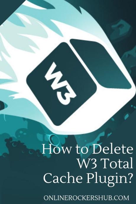 How To Delete W3 Total Cache Plugin_ (The Right Way) - Pinterest Image