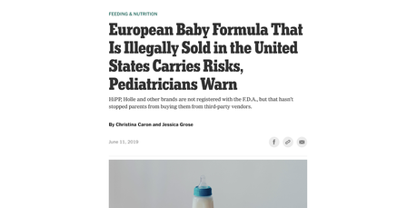Are European Baby Formulas Safe To Use?