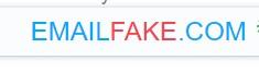 Emailfake, fake mail generator