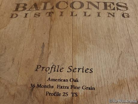 Balcones Distillery barrell