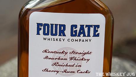 Label for the Four Gate Bourbon Kelvin Collaboration