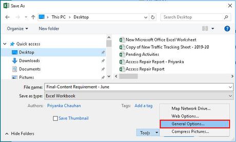 [Fix error] Microsoft Excel is trying to recover your information