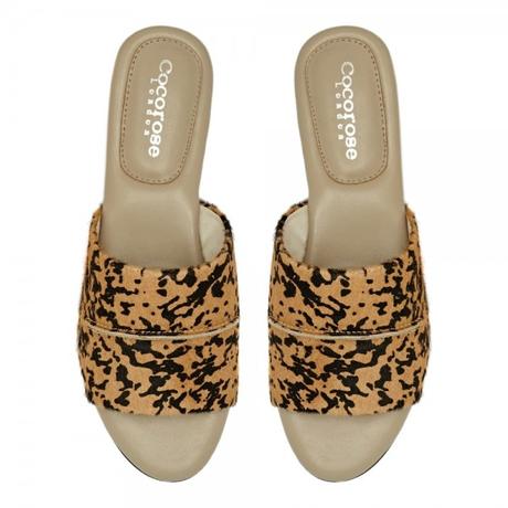  London Fields - Leopard Pony Hair Sandals