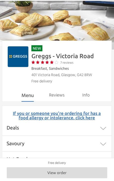 News: Get your Greggs fix with Just Eat home delivery