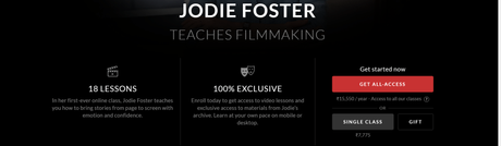 Jodie Foster MasterClass Review 2019: Is It Really Worth Trying ?? READ