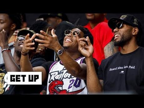 Kawhi hanging out with Raptors teammates is a 'good sign' for Toronto - Windhorst | Get Up