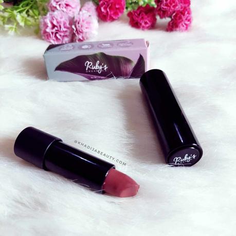 Ruby's Organics lipstick Bare Review & Swatches