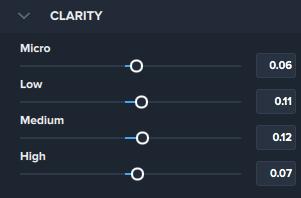 Clarity Sliders in Adjust Ai