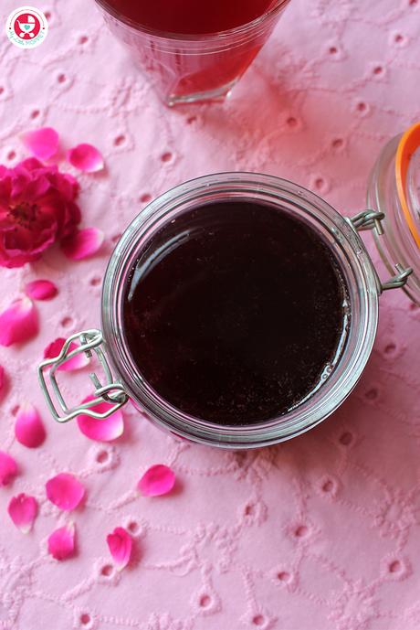 Natural Rose Syrup for Kids