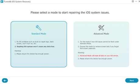 Tuneskit iOS System Recovery for Windows Review: Easily Repair iOS Issues