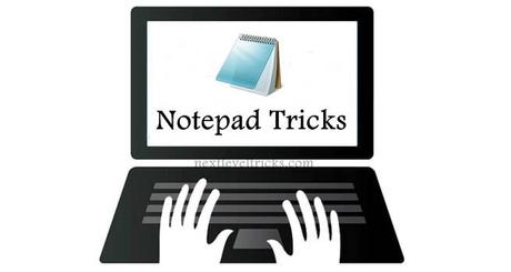 Best Cool Notepad Tricks 2016