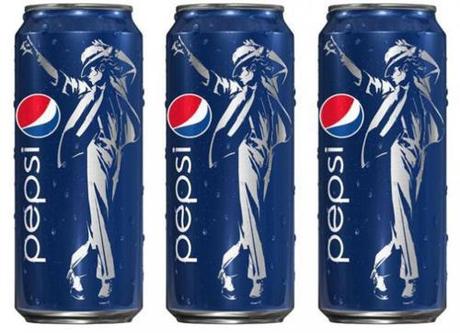 Michael Jackson Pepsi Cans