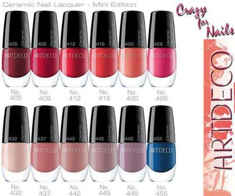 Upcoming Collections: Nail Polish : Nail Polish Collections : Artdeco : Artdeco Crazy for Nails Ceramic Nail Lacquer Summer 2012