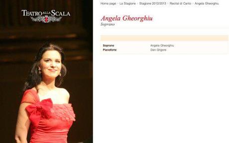 Angela Gheorghiu in recital at La Scala, Oct 6, 2013