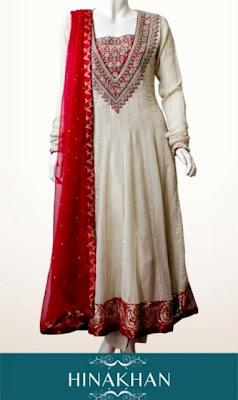 Hina Khan May 2012 Bridal Wear Dresses