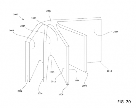 Google patents foldable phone with multiple displays