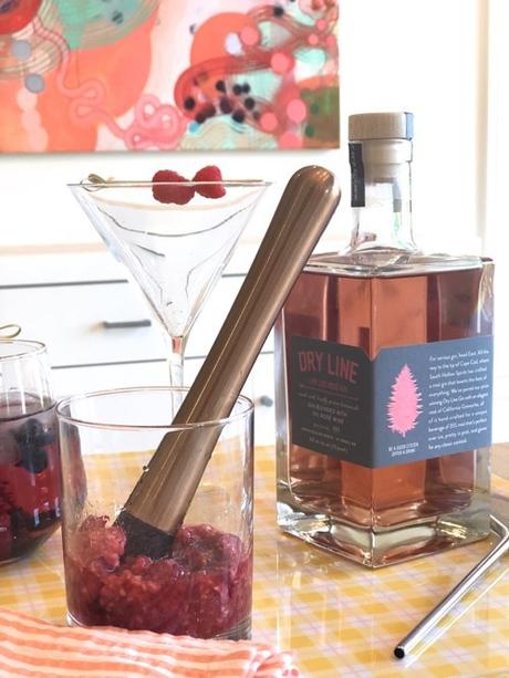 Raspberry Martini With Rose GGin