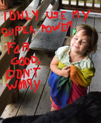 Josie is Rainbow Girl