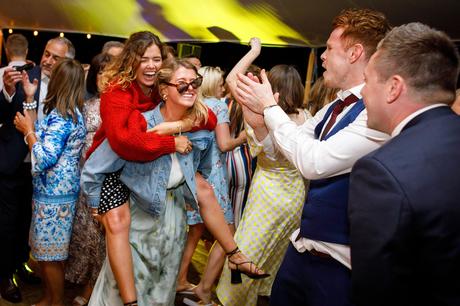 Summer Solstice Wedding – Polly and Steve a dance competition takes place