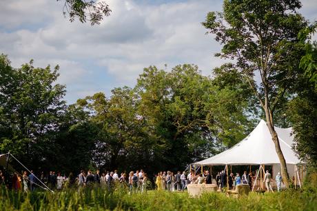 Summer Solstice Wedding – Polly and Steve the reception at a summer solstice wedding