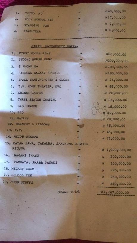 Man Requests Every Money Spent On Ex-Girlfriend (Screenshot)