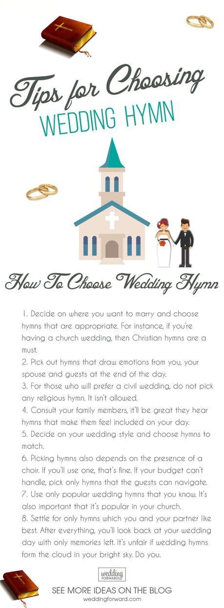 wedding hymns tips for choosing wedding hymn