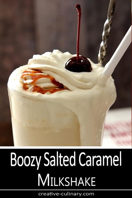 Boozy Salted Caramel Milkshake