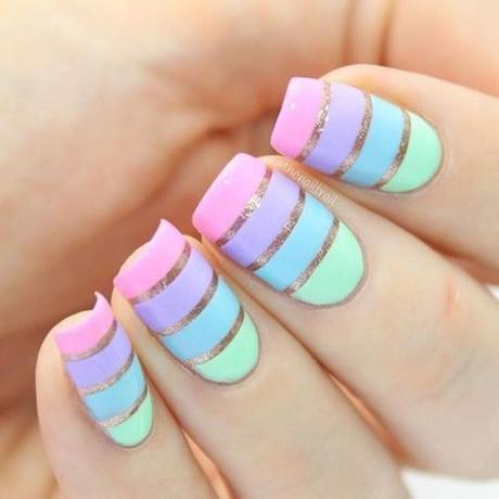 DIY nail art without any tool DIY nail art without any tool