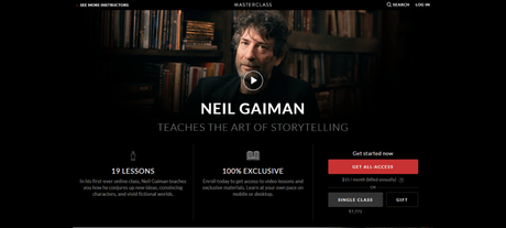 Neil Gaiman Masterclass Review 2019: Should You Join? (Pros and Cons)
