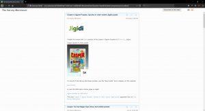 Firefox no longer supports RSS feeds Screen shot of Firefox with Brief extension to support RSS