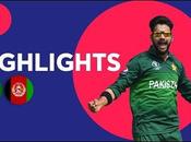 Pakistan Afghanistan Match Highlights Cricket World 2019