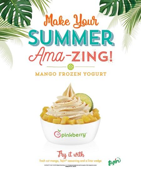 Pinkberry Introduces New Mango and Tajín Combination Just in Time for Summer 