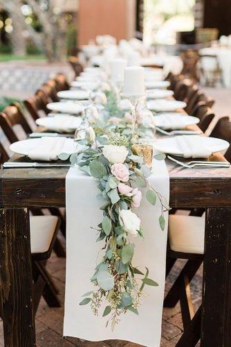 how to make wedding centerpieces eucalyptus with roses wedding table decor