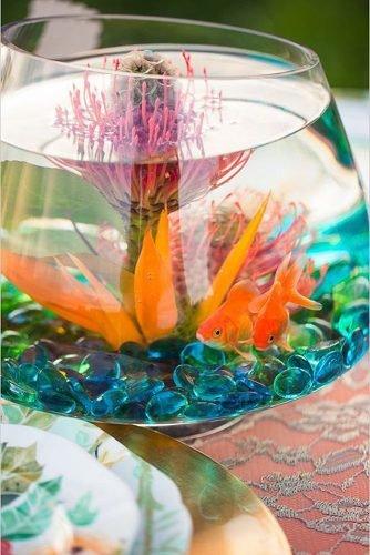 how to make wedding centerpieces aquarium table centerpiece