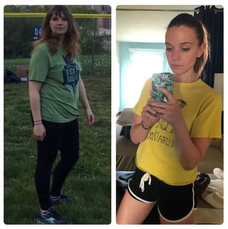 Reddit user before and after her weight loss Reddit user before and after her weight loss