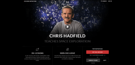 Chris Hadfield Masterclass Review 2019: Is It Worth It? (Pros & Cons)