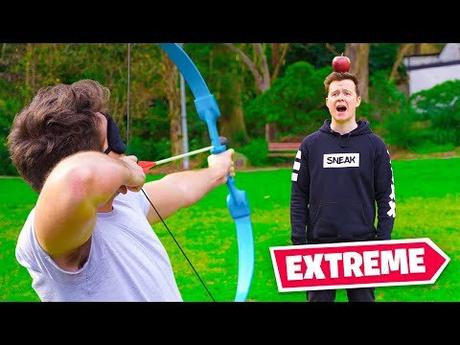 EXTREME ARCHERY CHALLENGE! (dangerous)