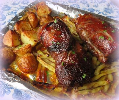 Sheet Pan Hoisin Pork Tenderloin for Two