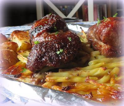 Sheet Pan Hoisin Pork Tenderloin for Two