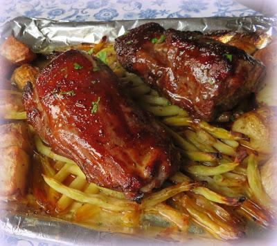 Sheet Pan Hoisin Pork Tenderloin for Two