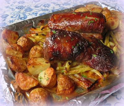 Sheet Pan Hoisin Pork Tenderloin for Two