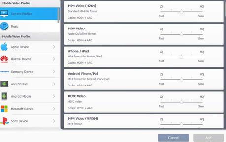 VideoProc Format Conversion