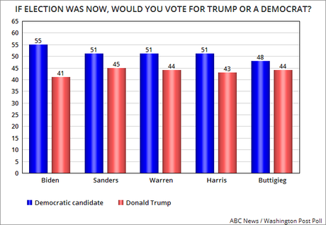 Biden Still Leads Trump By A Larger Margin Than Others