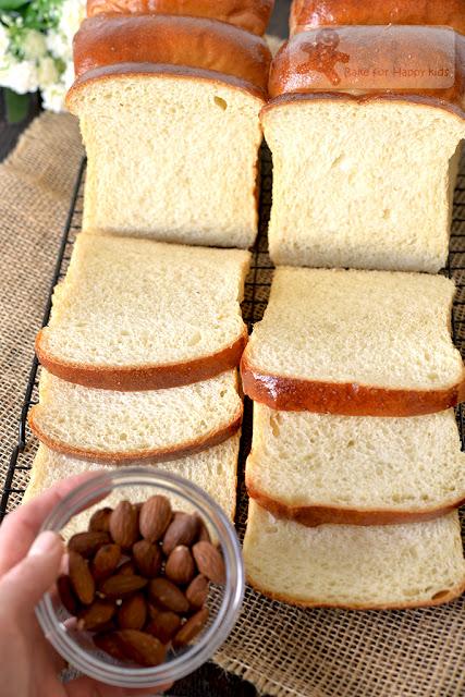 super soft almond sandwich bread