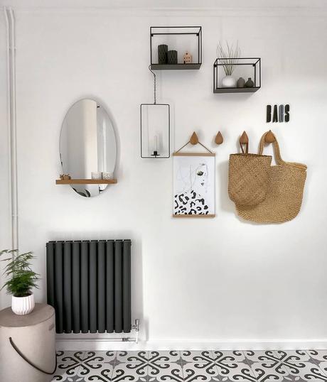 Milano Aruba designer radiator on a white wall.