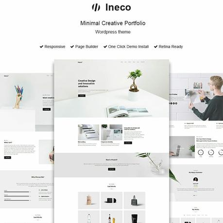 Top 20 WordPress Blog Themes that Will Bring Your Personal Blog to the Next Level Ineco Minimal Creative Portfolio WordPress Theme, wordpress blog themes